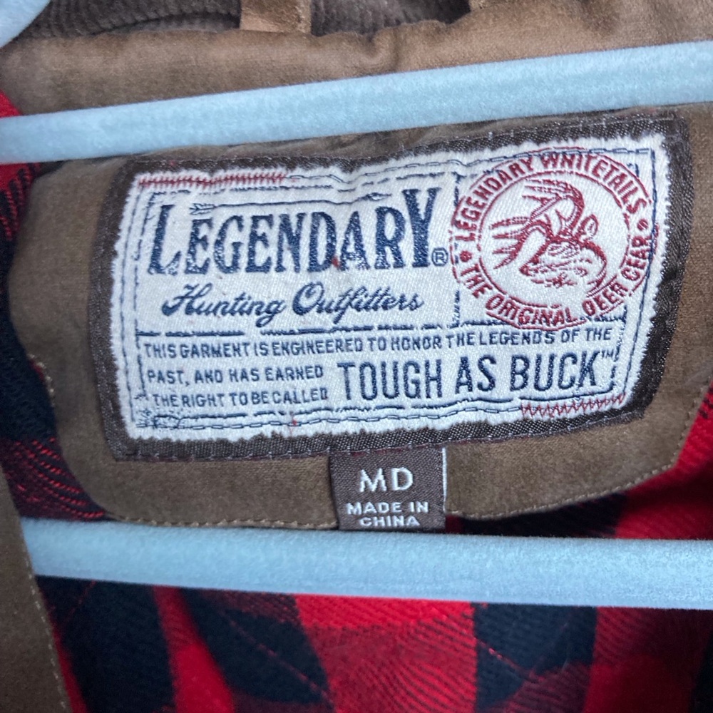 Legendary White Tails,Hunting Outfitters,”Tough as Buck” Chore Coat, Men’s Med. - Picture 3 of 16